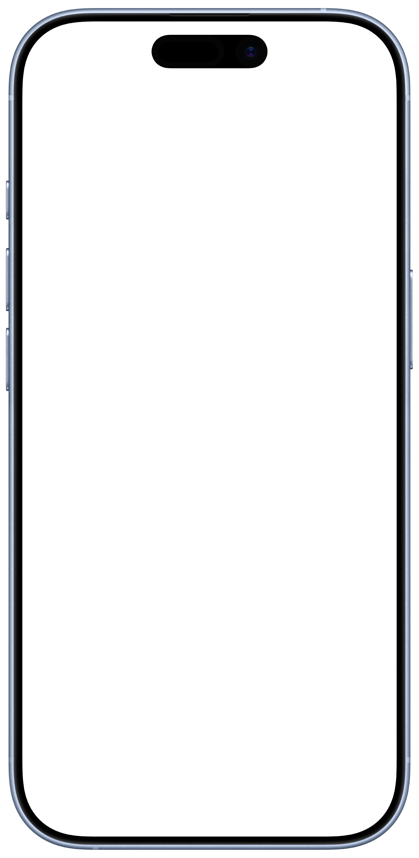 iPhone frame · Deep Blue